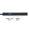 「USBハブ　USB3.2Gen1　USB-C　USB3.2Gen1×1、USB2.0×3　USBポート　USB-3TCH7BK　サンワサプライ　1個」の商品サムネイル画像2枚目