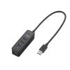 「USBハブ USB-A×4ポート USB3.0 バスパワー マグネット付 30cm 黒 U3H-T405BBK エレコム 1個」の商品サムネイル画像2枚目