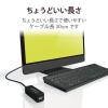 「USBハブ USB-A×4ポート USB3.0 バスパワー マグネット付 30cm 黒 U3H-T405BBK エレコム 1個」の商品サムネイル画像8枚目