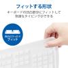 「キーボードカバー HP Desktop 対応 抗菌 防塵 クリア PKP-HPD1 エレコム 1個」の商品サムネイル画像5枚目