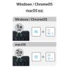 「ワイヤレスキーボード マウスセット 静音 無線 2.4GHz 薄型 テンキー付 TK-QT30DMCBK エレコム 1セット」の商品サムネイル画像5枚目