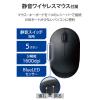 「ワイヤレスキーボード マウスセット 静音 無線 2.4GHz 薄型 テンキー付 TK-QT30DMCBK エレコム 1セット」の商品サムネイル画像7枚目