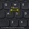 「ワイヤレスキーボード　無線　Bluetooth　パンタグラフ　Ios対応　コンパクト　ブラック　SKB-BT25BK　サンワサプライ　1個」の商品サムネイル画像5枚目