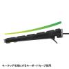 「有線キーボード　静音　パンタグラフ　コンパクト　ブラック　SKB-SL19BK　サンワサプライ　1個」の商品サムネイル画像6枚目