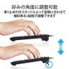 「エレコム フルキーボード/有線/静音設計/抗菌/ブラック TK-FCM114SKBK 1個」の商品サムネイル画像9枚目