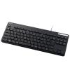 「エレコム 有線キーボード/薄型/メンブレン式/抗菌/コンパクトサイズ/ブラック TK-FCM107KBK 1個」の商品サムネイル画像2枚目