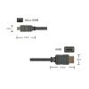 「microHDMIケーブル 2m HDMI[オス]-microHDMI[オス] ブラック VV-HDMI020AD-B」の商品サムネイル画像6枚目