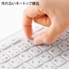 「有線キーボード　メンブレン　スタンダード　ホワイト　SKB-SL16W　サンワサプライ　1個」の商品サムネイル画像4枚目