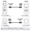 「miniHDMIケーブル 2m VV-HDMI020AC-B2 1本」の商品サムネイル画像3枚目