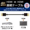 「エレコム HDMIケーブル/イーサネット対応/3.0m/ブラック DH-HD14EA30BK 1個」の商品サムネイル画像2枚目