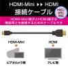 「エレコム HDMIケーブル 1.4 mini 3m ブラック DH-HD14EM30BK 1個」の商品サムネイル画像2枚目