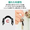 「USB Type-Cケーブル 0.1m 持ち運び特化 - USB（C）[オス] CB-CC16-BK 1個」の商品サムネイル画像5枚目