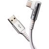 「エレコム USB Type Cケーブル 抗菌・抗ウィルス USB2.0(A-C) L字コネクタ 2m 白 MPA-ACL20NWH2 1個」の商品サムネイル画像2枚目