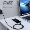「USBケーブル Type-C 1m PD100W 急速充電対応 AUKEY Impulse ブラック CB-CD23-BK 1個」の商品サムネイル画像3枚目