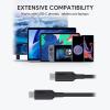 「USBケーブル Type-C 1m PD100W 急速充電対応 AUKEY Impulse ブラック CB-CD23-BK 1個」の商品サムネイル画像6枚目