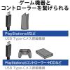 「エレコム USB2.0ケーブル/PS5対応/C-Cタイプ/ノーマル/2.0m/ブラック GM-U2CCC20BK 1個」の商品サムネイル画像5枚目