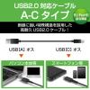 「エレコム スマートフォン用USBケーブル/USB(A-C)/認証品/高耐久/ MPA-ACS03NBK 1個」の商品サムネイル画像2枚目