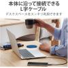「タイプCケーブル (USB-C to C) PD対応 60W L型 1m 黒 U2C-CCL10NBK エレコム 1本」の商品サムネイル画像6枚目