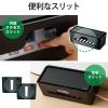 「エレコム 多機能ケーブル収納ボックス/スタンド付/小/ブラック EKC-BOX003BK 1個」の商品サムネイル画像5枚目