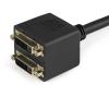 「30cm DVI-D-2x DVI-D 分岐/分配ケーブル　DVISPL1DD　1個　StarTech.com」の商品サムネイル画像3枚目