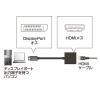 「サンワサプライ DisplayPort-HDMI 変換アダプタ AD-DPPHD01 1個」の商品サムネイル画像3枚目