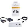 「DVI-D - VGAアクティブ変換アダプタ　オス/メス　DVI2VGAE　1個　StarTech.com」の商品サムネイル画像2枚目