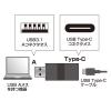 「サンワサプライ 変換アダプタ USB3.1 Aオス - USB Type-Cメス（USB3.1 Gen2） ブラック AD-USB29CFA 1本」の商品サムネイル画像3枚目
