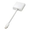 「サンワサプライ ミニDisplayPort-HDMI変換アダプタ AD-MDPPHD01 1個」の商品サムネイル画像2枚目
