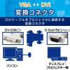 「【アウトレット】エレコム コネクタ変換アダプタ DVI-I→Dsub15P[ミニ] AD-DVFTD15M 1個」の商品サムネイル画像2枚目