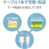 「エレコム Lightningケーブル/スタンダード/0.1m/ホワイト MPA-UAL01WH 1個」の商品サムネイル画像7枚目