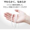 「エレコム USB-A to Lightningケーブル/なめらか/2.0m/ホワイト MPA-UALSS20WH 1個」の商品サムネイル画像4枚目
