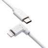 「エレコム USB C-Lightningケーブル/USB Power Delivery対応/L字コネクタ/抗菌/1.2m/ホワイト MPA-CLL12WH 1個」の商品サムネイル画像2枚目