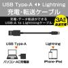 「エレコム Lightningケーブル/スタンダード/1.0m/ブラック MPA-UALO10BK 1個」の商品サムネイル画像2枚目
