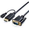 「サンワサプライ HDMI-VGA変換アダプタケーブル ブラック 2m KM-HD24V20 1本」の商品サムネイル画像2枚目