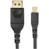 「Mini DP-DisplayPort 1.4 ケーブル/VESA認証/8K60Hz、4K120Hz対応/HBR3 DP14MDPMM2MB」の商品サムネイル画像4枚目