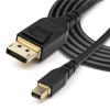 「Mini DP-DisplayPort 1.4 ケーブル/VESA認証/8K60Hz、4K120Hz対応/HBR3 DP14MDPMM2MB」の商品サムネイル画像5枚目