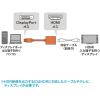 「サンワサプライ DisplayPort-HDMI 変換アダプタ HDR対応 AD-DPHDR01 1個」の商品サムネイル画像2枚目