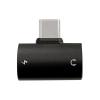 「イヤホン変換アダプタ USB Type-C to 3.5mm イヤホンジャック 変換 超小型 充電可能 1個 FSC」の商品サムネイル画像2枚目