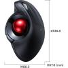 「サンワサプライ Bluetoothエルゴトラックボール(チルトホイール・マルチペアリング) MA-BTTB179BK 1個」の商品サムネイル画像9枚目