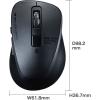 「ワイヤレスマウス　無線　Bluetooth　静音　5ボタン　小型サイズ　ブルーLED　MA-BTBL155BK　サンワサプライ　1個」の商品サムネイル画像8枚目