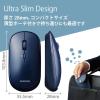 「Bluetoothマウス 無線 ワイヤレス 4ボタン 薄型 モバイル ポーチ付 ブルー M-TM10BBBU エレコム 1個」の商品サムネイル画像3枚目