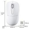 「ワイヤレスマウス　無線　静音　3ボタン　中型サイズ　光学式　MA-WH123W　サンワサプライ　1個」の商品サムネイル画像7枚目