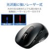「エレコム レーザーマウス／ＭーＬＳ１５ＤＬシリーズ／無線／５ボタン／ブラック M-LS15DLBK 1個」の商品サムネイル画像3枚目
