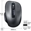 「ワイヤレスマウス　無線　静音　5ボタン　中型サイズ　ブルーLED　MA-WBTBL135GM　サンワサプライ　1個」の商品サムネイル画像2枚目
