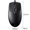 「有線マウス　3ボタン　大型サイズ　光学式　MA-130HUBK　サンワサプライ　1個」の商品サムネイル画像5枚目