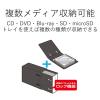 「エレコム DVD・CD不織布ケース専用ファイル 36枚収納 ブラック CCD-BC02BK 1冊」の商品サムネイル画像2枚目