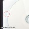 「サンワサプライ DVD・CDファイルケース（72枚収納・ブラック） FCD-FL72BK 1個」の商品サムネイル画像4枚目