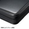 「サンワサプライ DVD・CDセミハードケース(96枚収納・ブラック) FCD-WL96BK 1個」の商品サムネイル画像5枚目