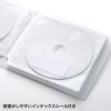 「サンワサプライ CD・DVDケース ファイルタイプ 12枚収納 クリア FCD-FL12CL 1個」の商品サムネイル画像5枚目