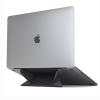 「ノートPCスタンド 超薄型貼付式ノートパソコン用折りたたみスタンド チャコールグレー AM-OSLT-CG 1個 アーキサイト」の商品サムネイル画像4枚目